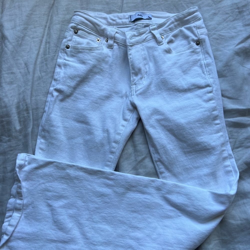White Flare Jeans